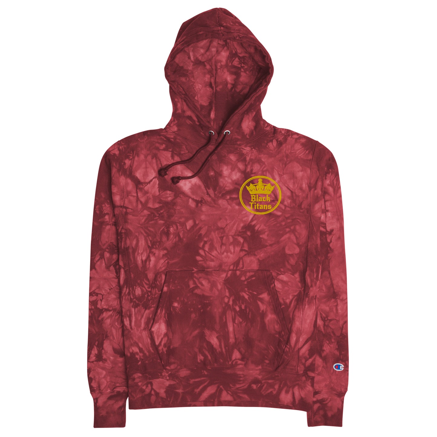 Black Titans Tie Dye Hoodie (Champions Edition)