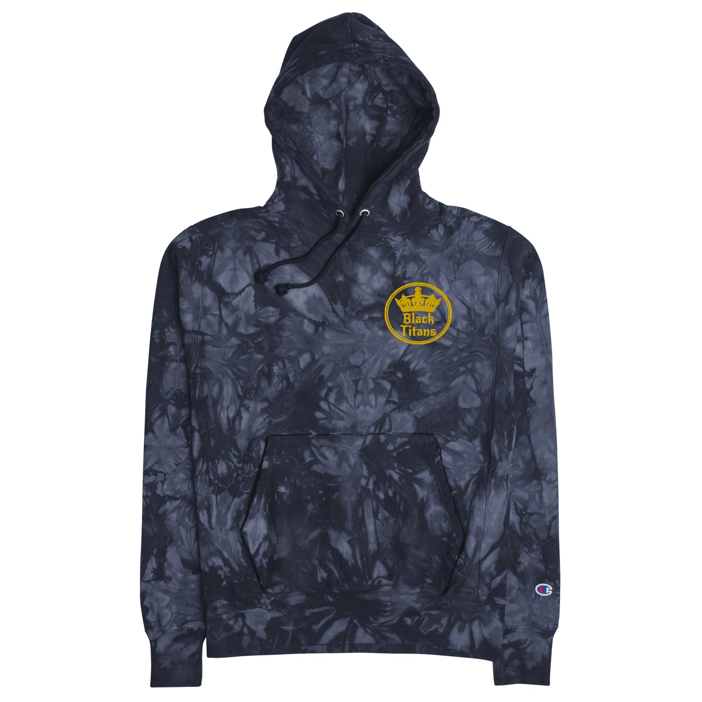 Black Titans Tie Dye Hoodie (Champions Edition)