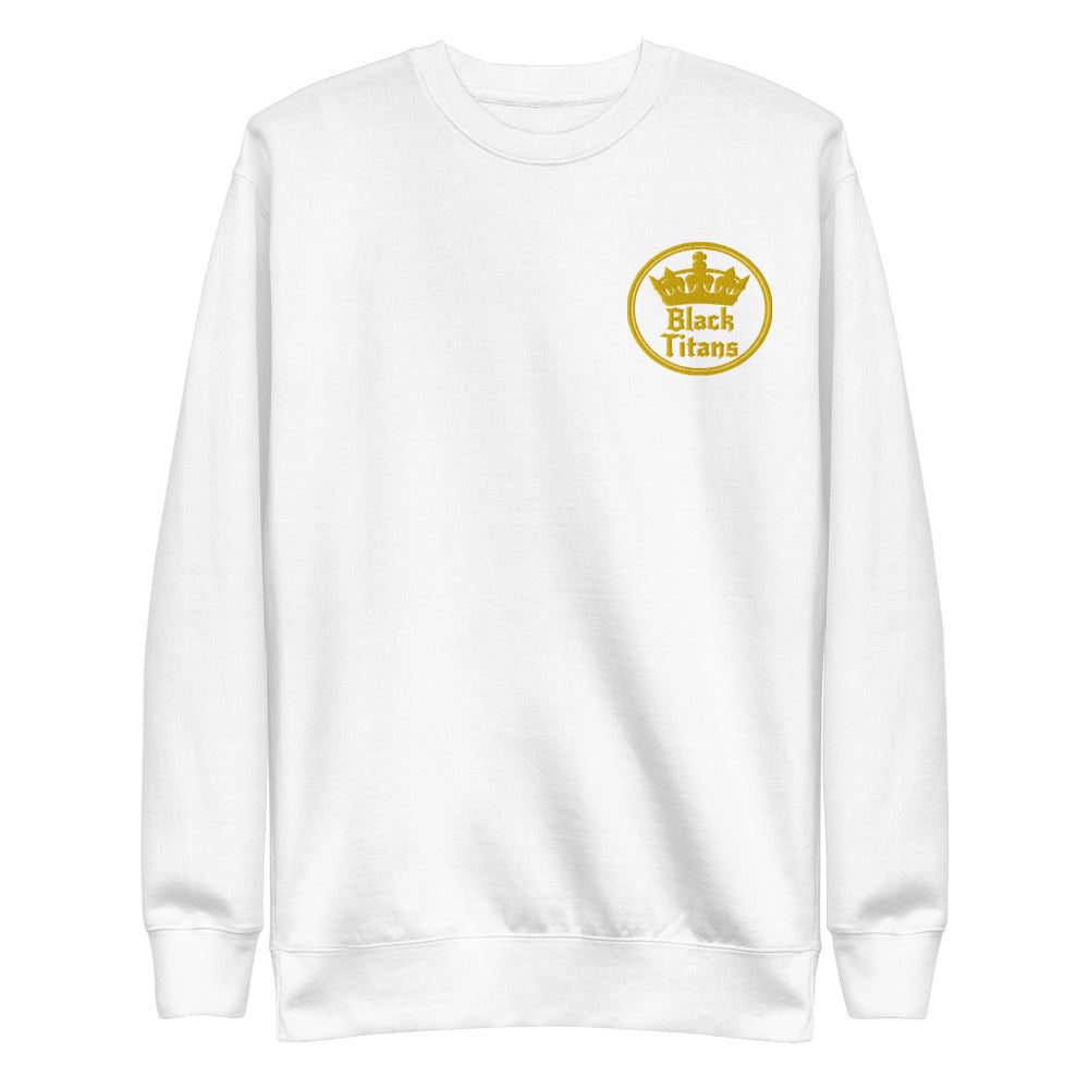 Crowned Black Titan Crewnecks